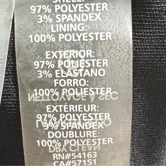 Karl Lagerfeld Pencil Skirt Black Splatted Textured Office Business - Picture 4 of 9